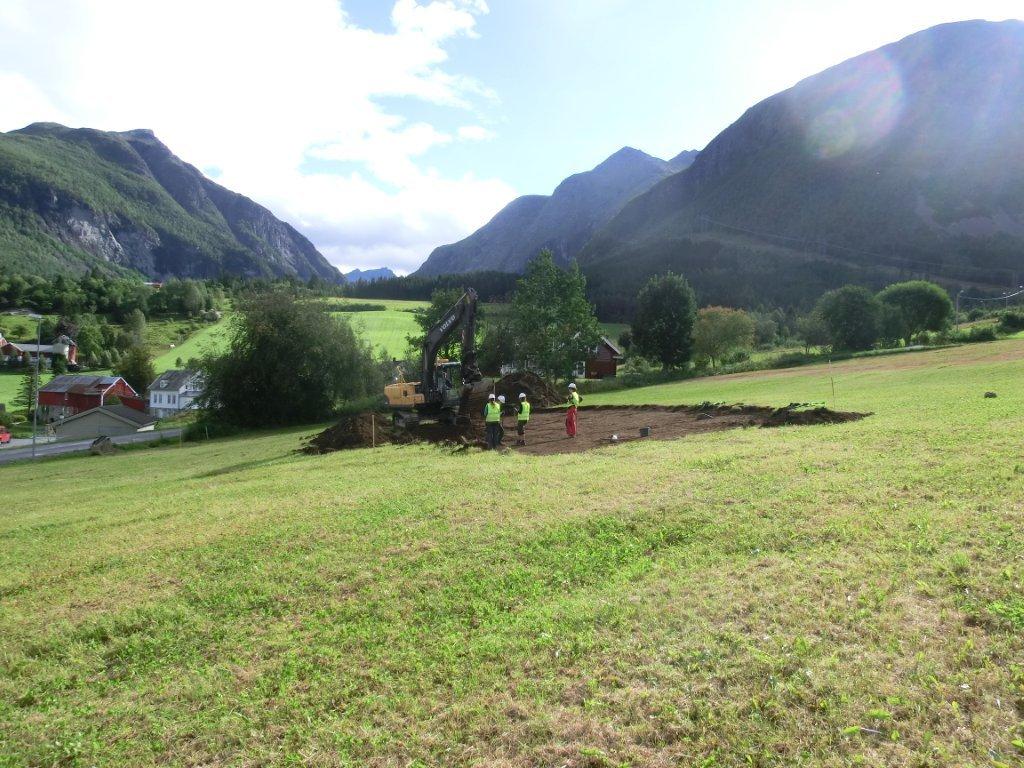 utgravningsfeltet